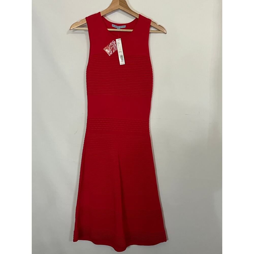 NWT Antonio Melani Molly Dress Color Red Desert Moon Sleeveless size XS
